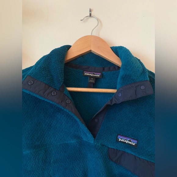 Patagonia // Blue Re-Tool Half-Snap Pullover LIKE NEW! - Picture 3 of 11